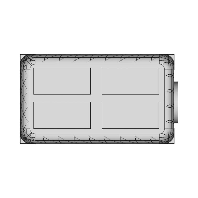 Storage Container for 75 CTBs with Wall-Mountable Shelving Design