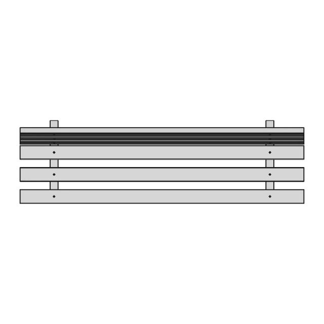 Mahogany Table with Welded Steel Legs CAD Model