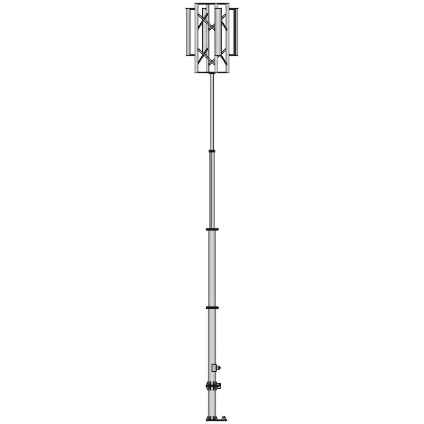 Telecom Mast Structural Model for Industrial Applications