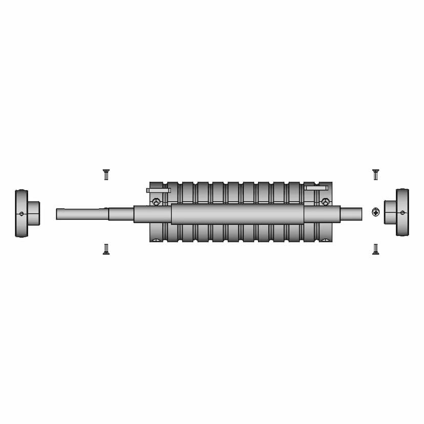 Drive Roller Mechanical Component for Industrial Applications