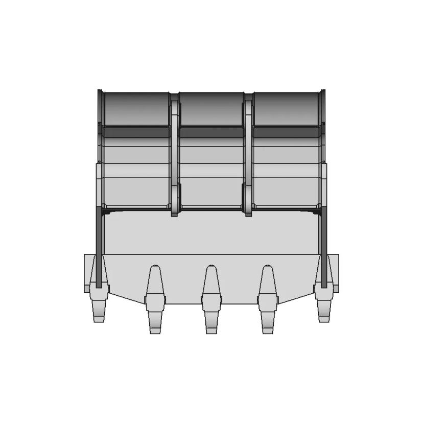 6.7 Cubic Meter Industrial Container Model