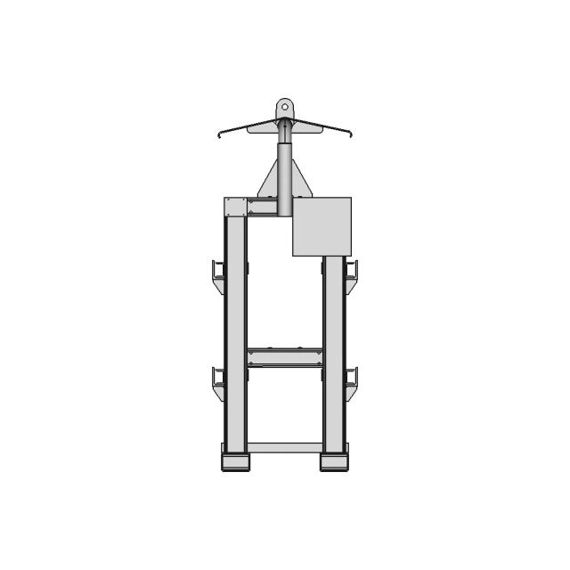 Heavy Duty Adjustable Acetylene and Oxygen Tank Rack for Transfer