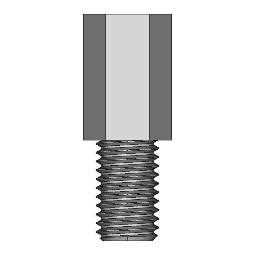 Galvanized Steel Hexagonal Spacers with M4 Male-Female Threads for Electrical Wiring