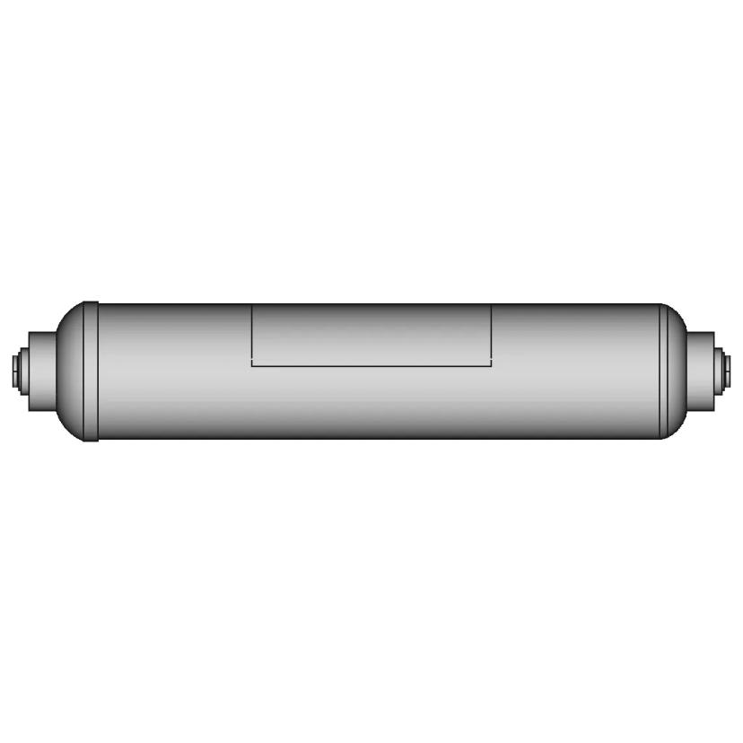 Post Activated Carbon Filter Assembly for Reverse Osmosis Water Filtration