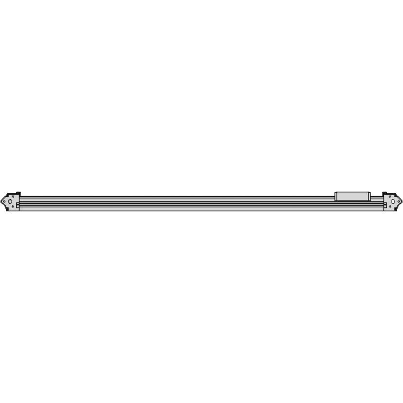 High Precision Linear Module with 1000mm Work Area and NEMA23 Motor Bracket