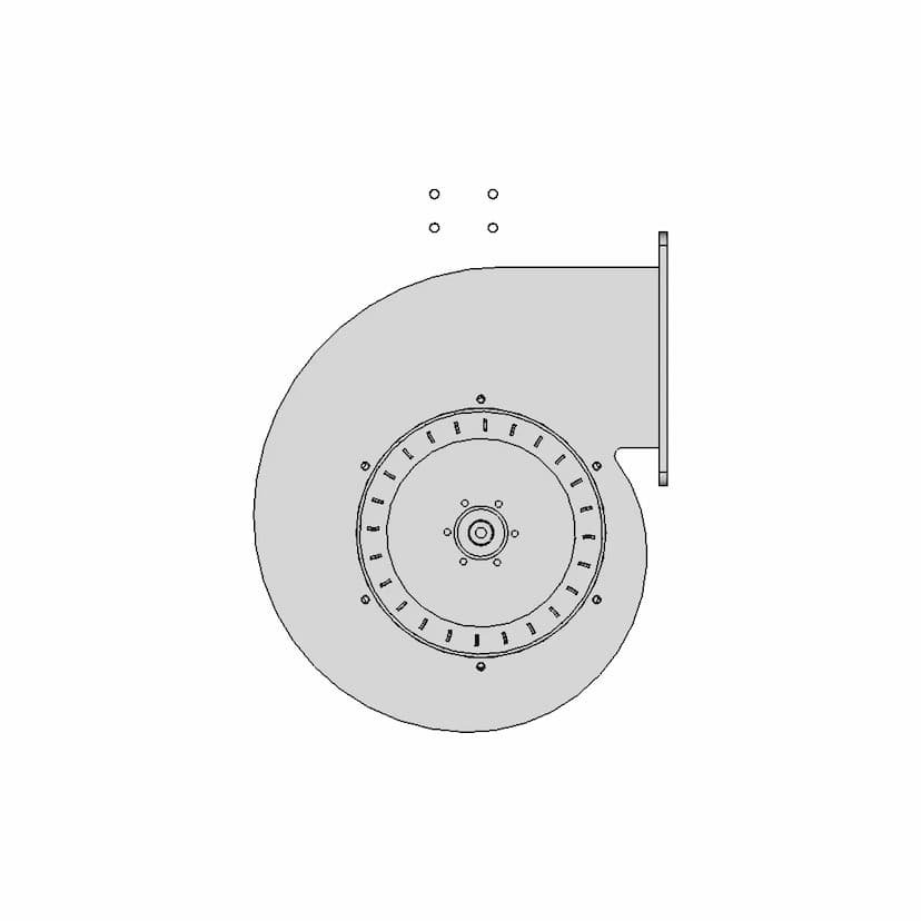 Industrial Air Ventilator CAD Model