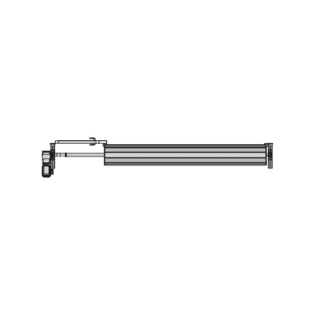 Classic Shutter Door HR 120A with Gearmotor CAD KA57BDRS90L4