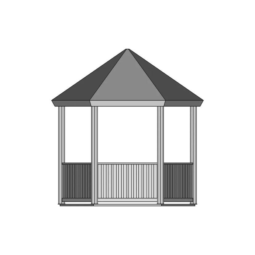 Industrial Booth Design CAD Model
