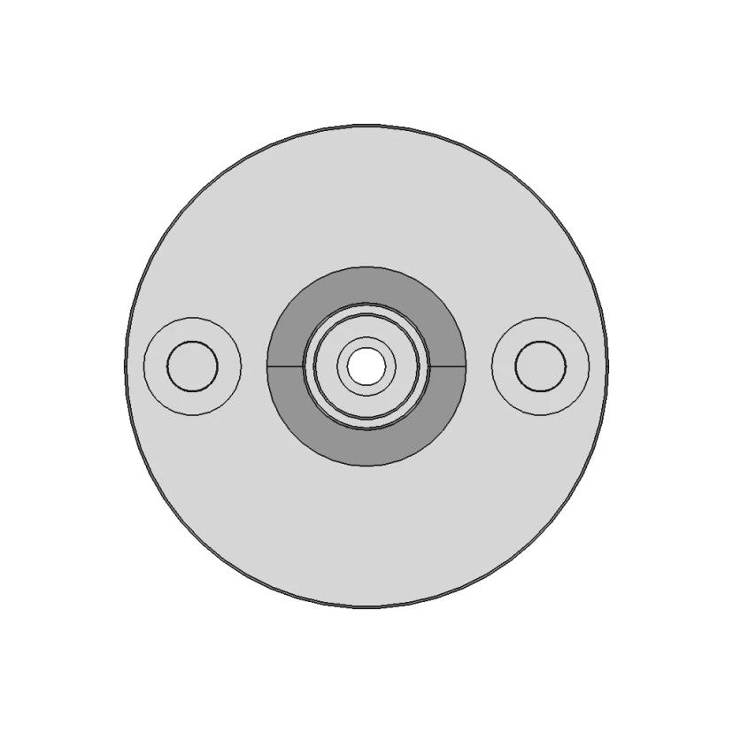 Clutch Pulley Shaft CAD Model for Mechanical Assemblies
