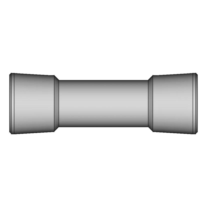 Blue Nylon Boat Keel Roller with 200 x 65 x 16mm Shaft