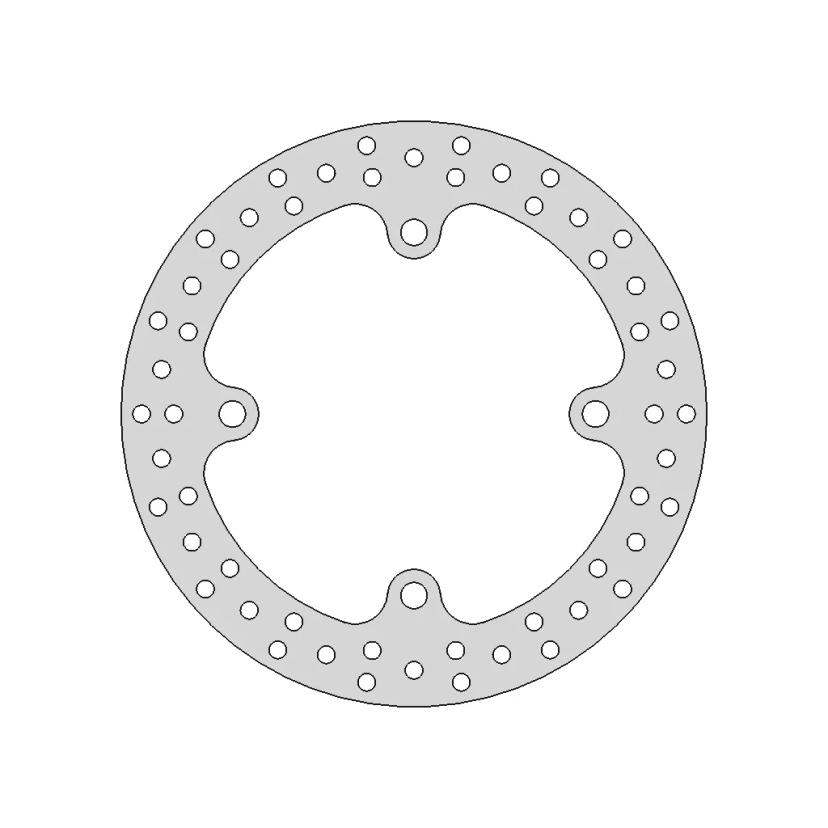 200mm Rear Brake Disc for Automotive Applications