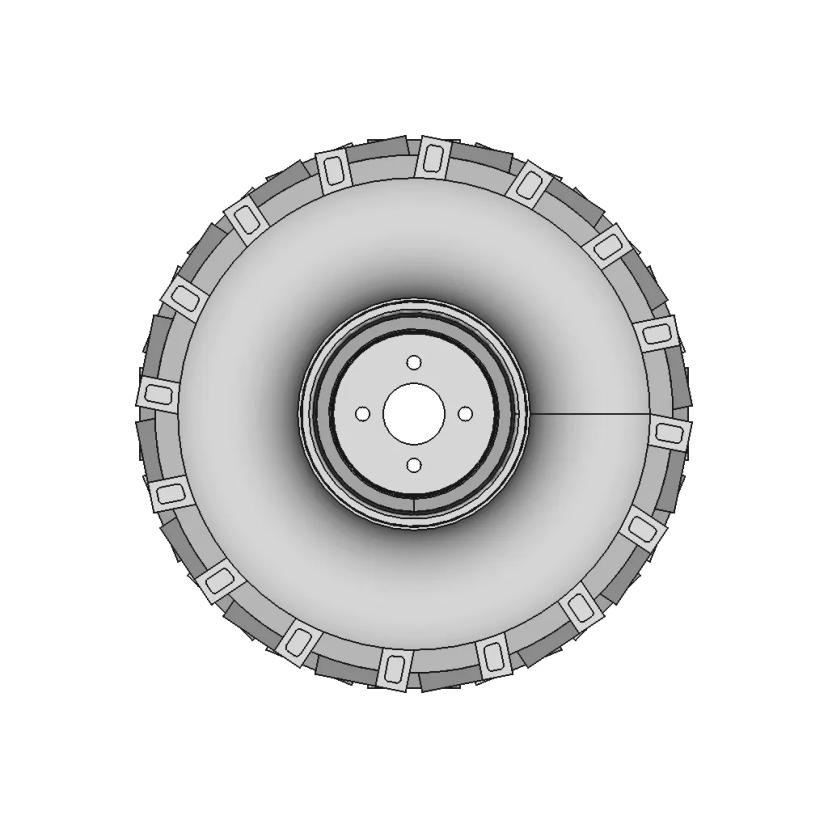 Tractor Wheel 21x11.00 with 5.50x8 Rim