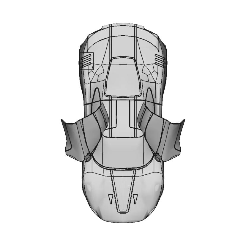Ferrari 488 GTB Inspired Sports Car CAD Model