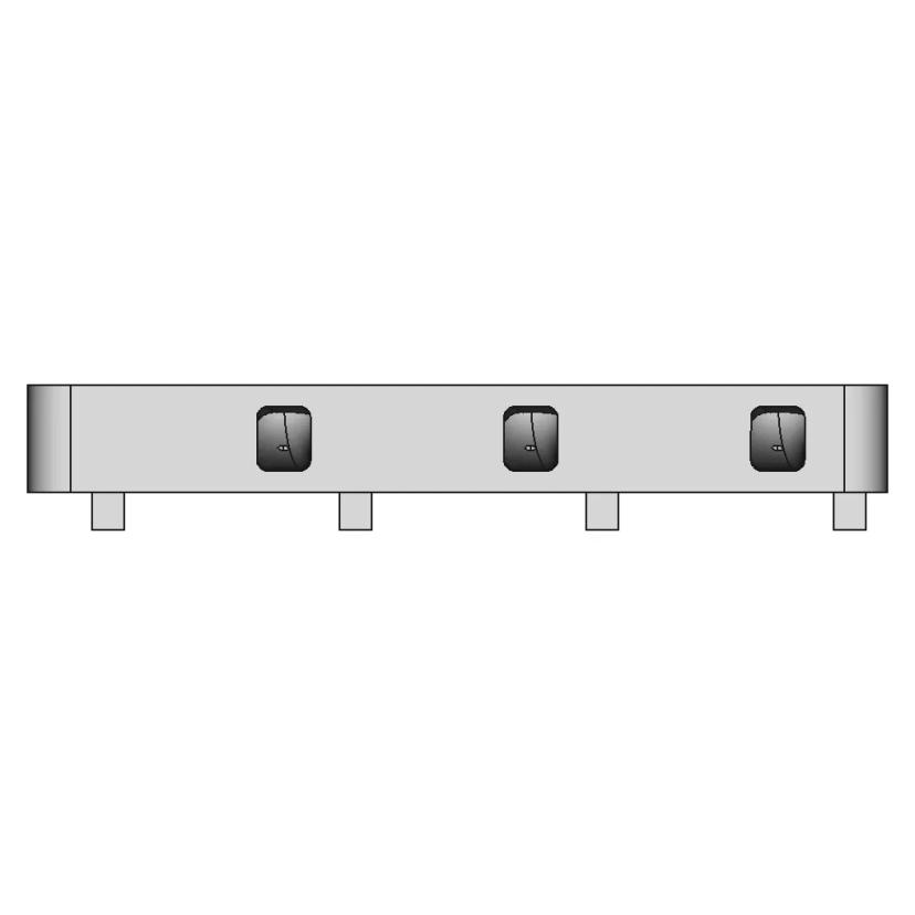 V6 Engine Cylinder Head CAD Model