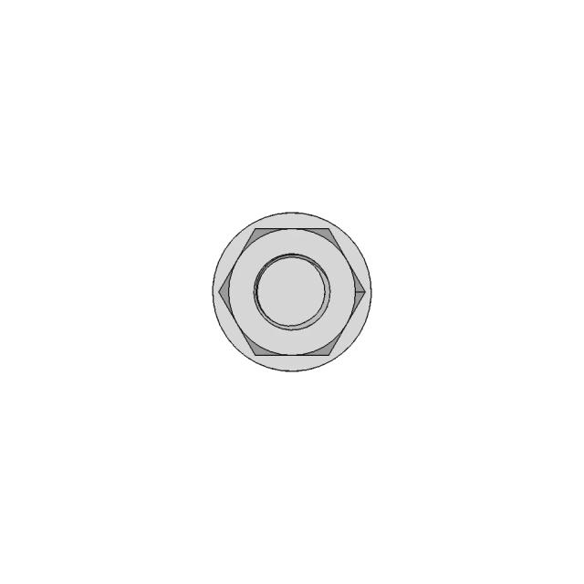 Zinc Shackle Bolt with Locknut M12x75mm - Durable Fastening Solution