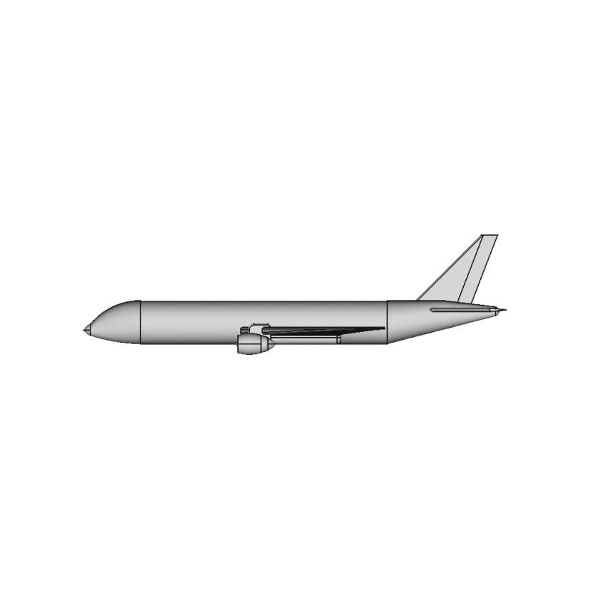 Airbus A380 Airplane 3D Model for Engineering and Design