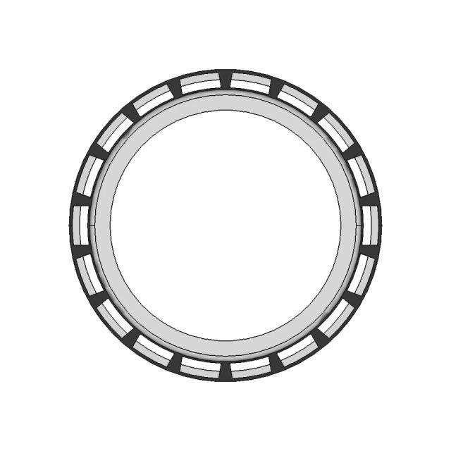 Cylindrical Roller Bearing with Enhanced Load Distribution