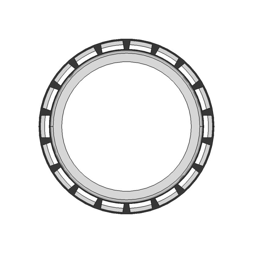 Cylindrical Roller Bearing with Enhanced Load Distribution