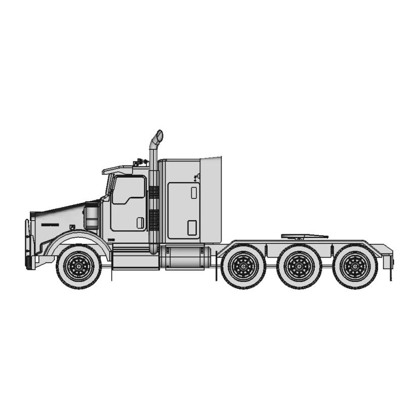 Heavy-Duty Car Trailer with Adjustable Ramps and Support Stand
