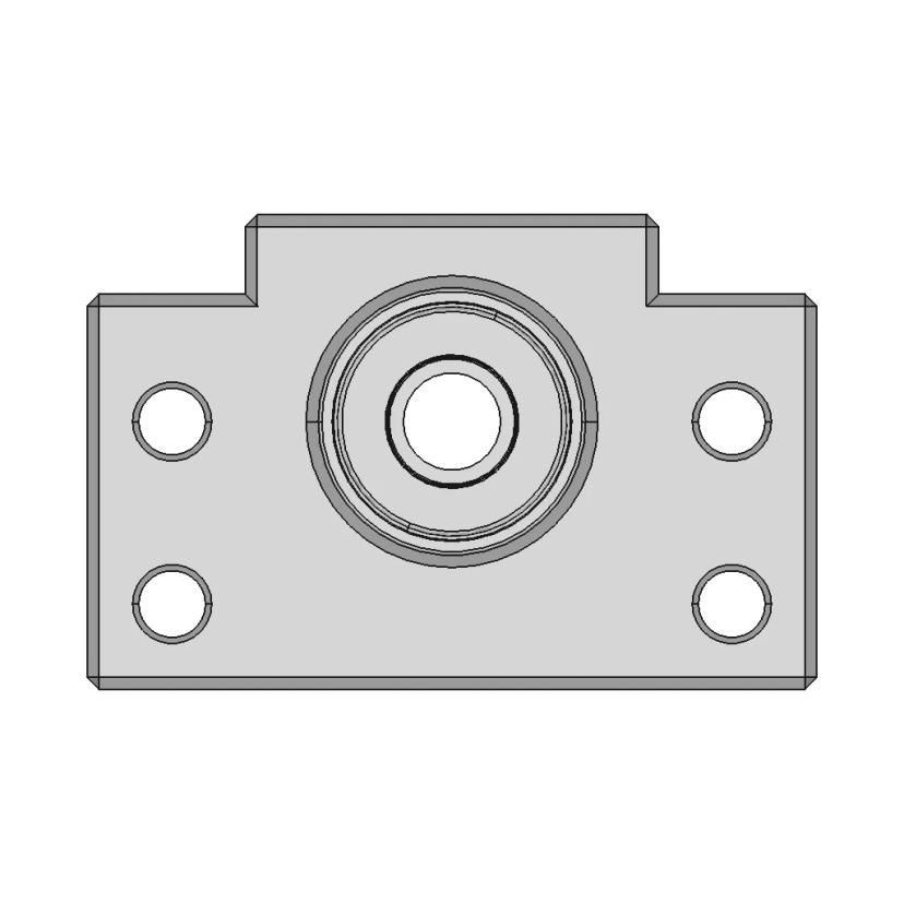 Ball Screw Support Units Fixed Side Square Type BK Series