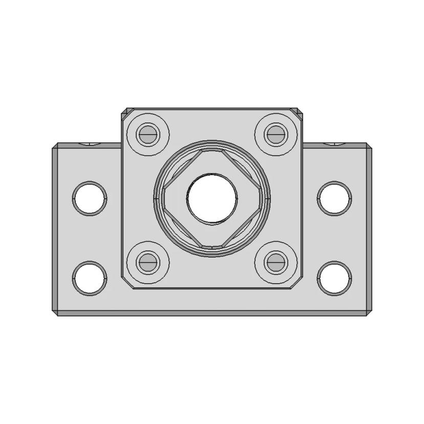 Sequential Gear Shifter Assembly with Aluminum Profiles and Prismatic Bearings