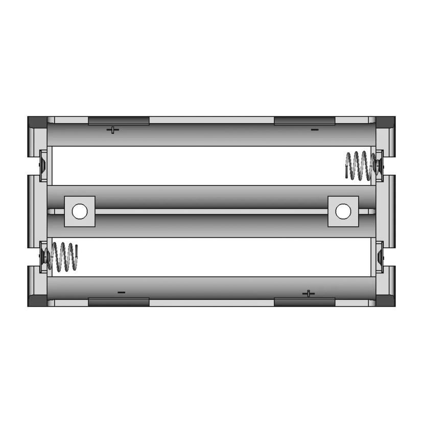 3S 18650 Battery Holder with Precise Dimensions