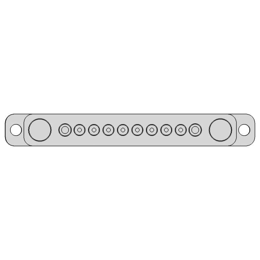 Dual Clevis Mount Connector - Precision Mechanical Linkage Component
