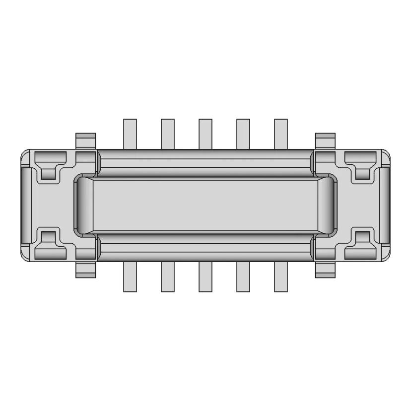10 Pin Molex Male Connector CAD Model