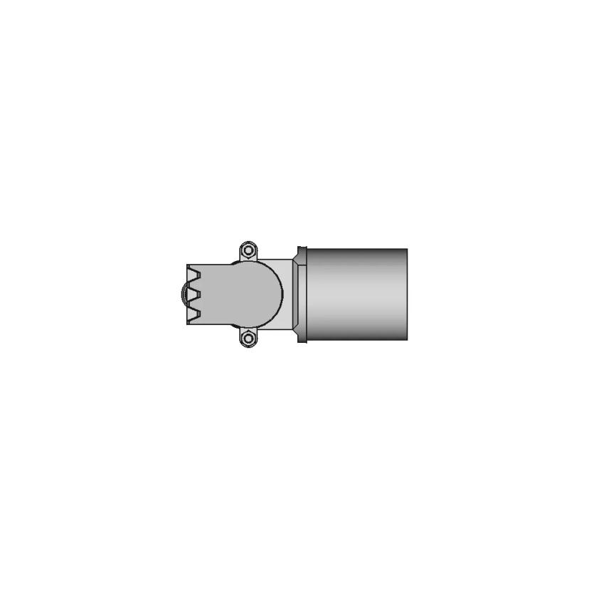 Flat DC Micromotor CAD Model for Engineering Applications