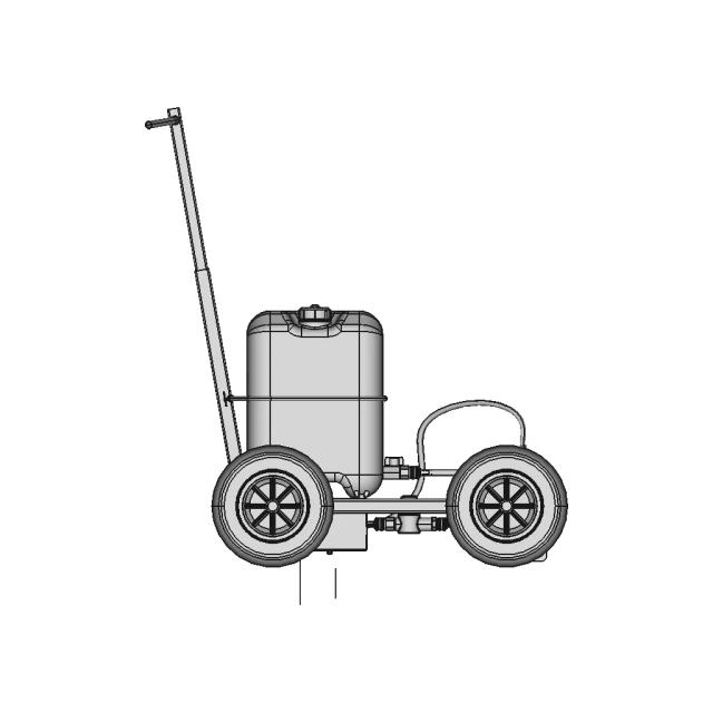 Field Marking Cart with 12 V Electro Pump