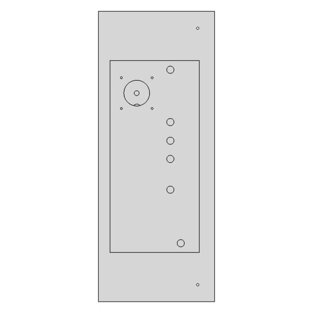 PC O11 Front Glass Replacement Waterway Distro Plate W DDC