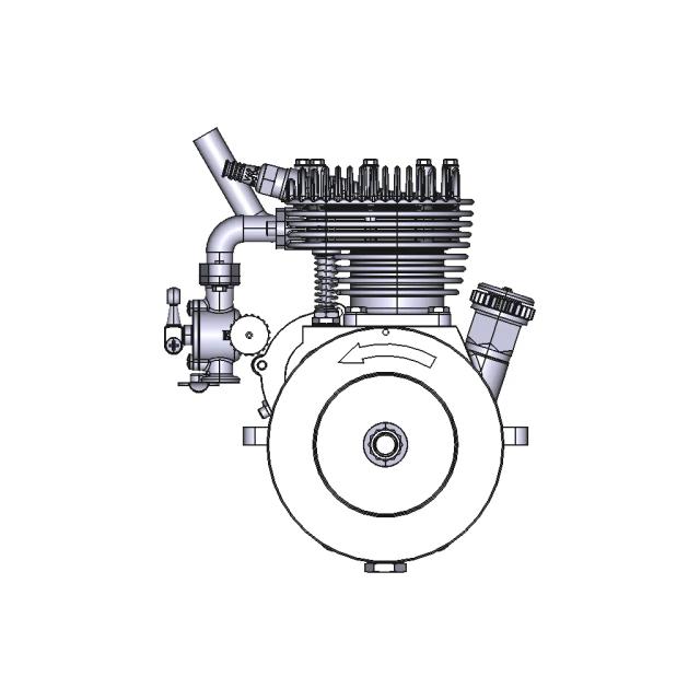 Etw Seamew 5 cc 4 Stroke Air Cooled Engine
