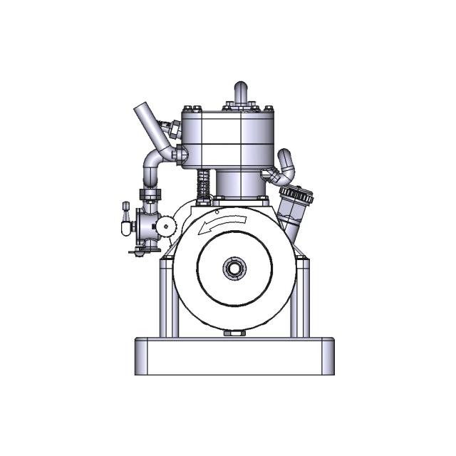 Etw Seagull 10 cc a Twin 4 Stroke Water Cooled Engine