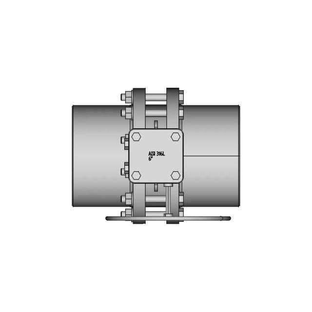 Butterfly Valve 6 in Weld
