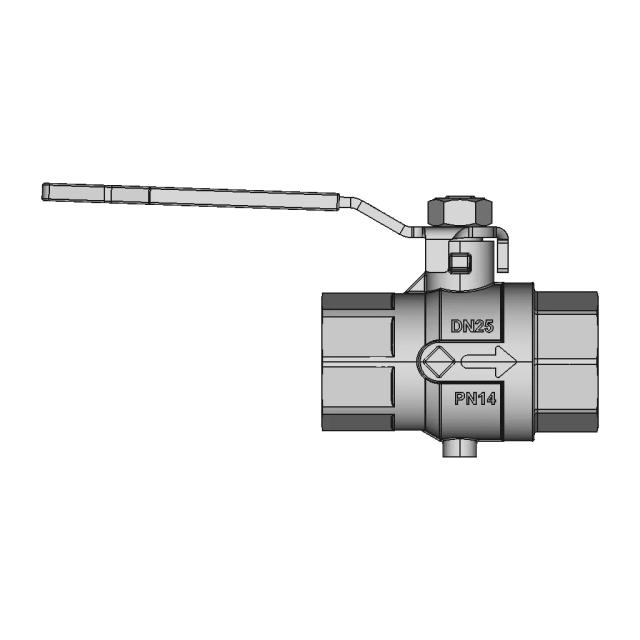 Brass Ball Valve with Vent Hole
