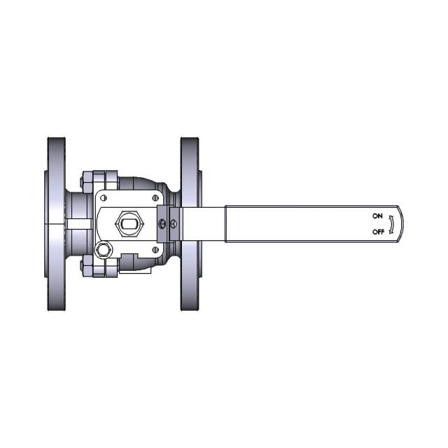Flange Ball Valve in Stainless Steel
