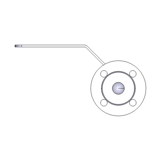 Ball Valve DN 25 PN16 Flange