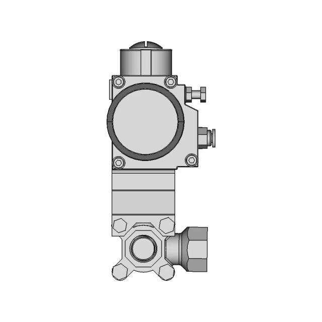 Valvula Com Atuador Pneumatico 2 Vias