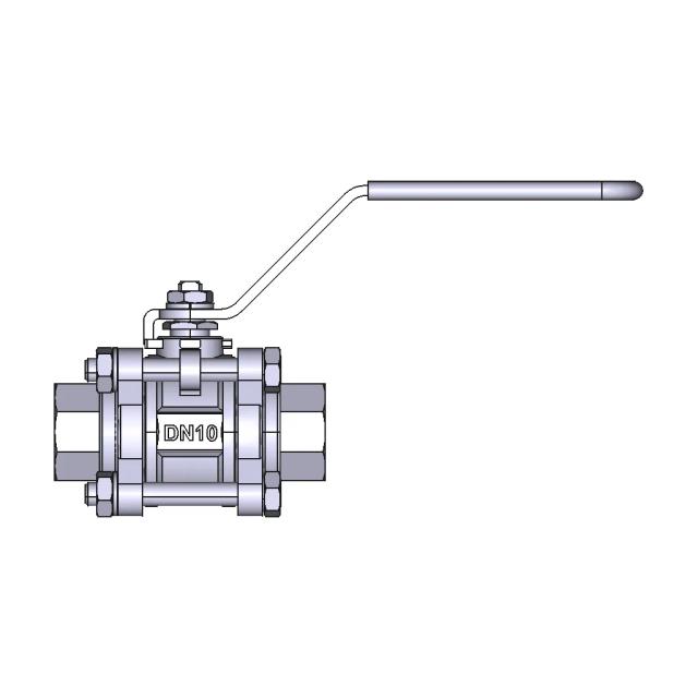 Three Pieces Ball Valve 2K14