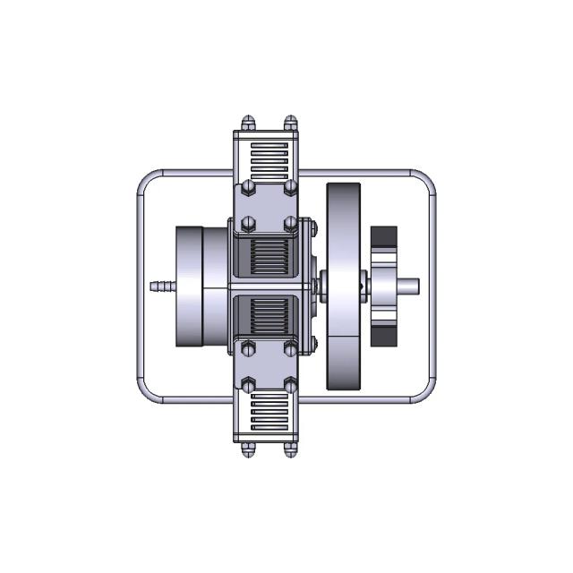 Pneumatic 6 Cylinder Radial Engine