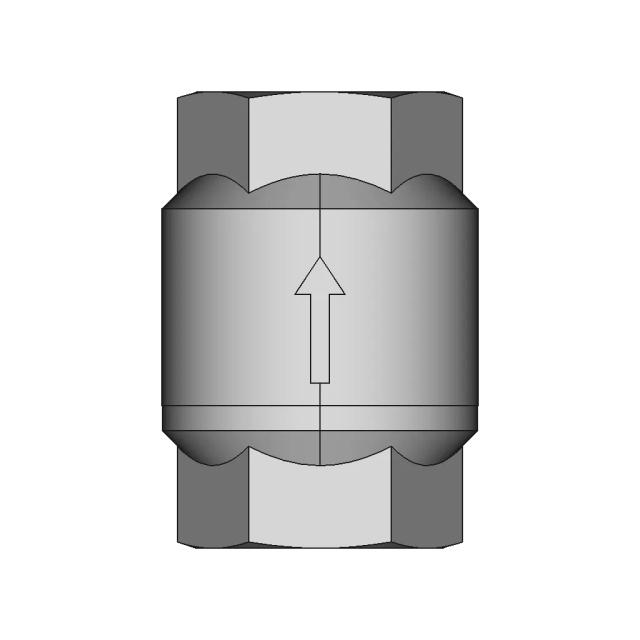 Check Valve G1 Brass Nickel Plated