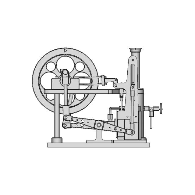 Steam Engine Two Cylinder