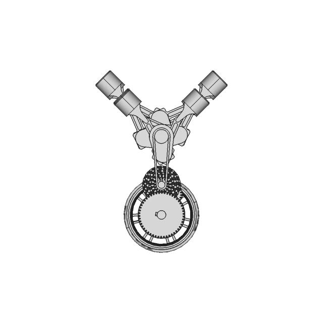 Manual Transmission with Engine Crank Animation