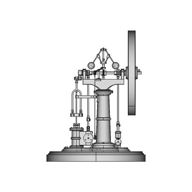 Benson Vertical Steam Engine Motor Vertical de Vapor Benson
