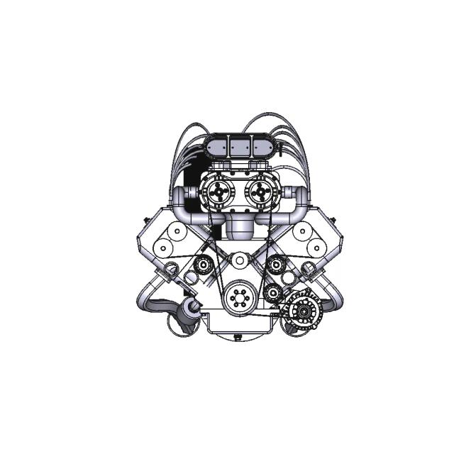W16 Engine — Variant 01