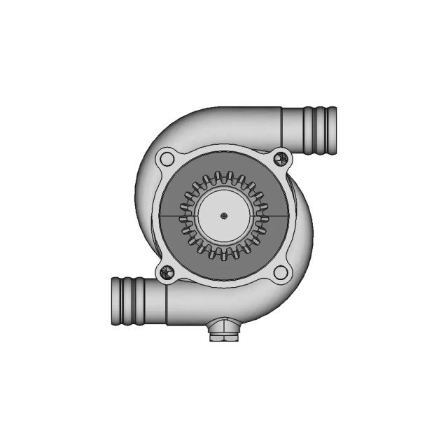 WW1 Liberty V 12 Engine Water Pump Assembly