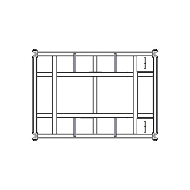 Metal Skid for Engine