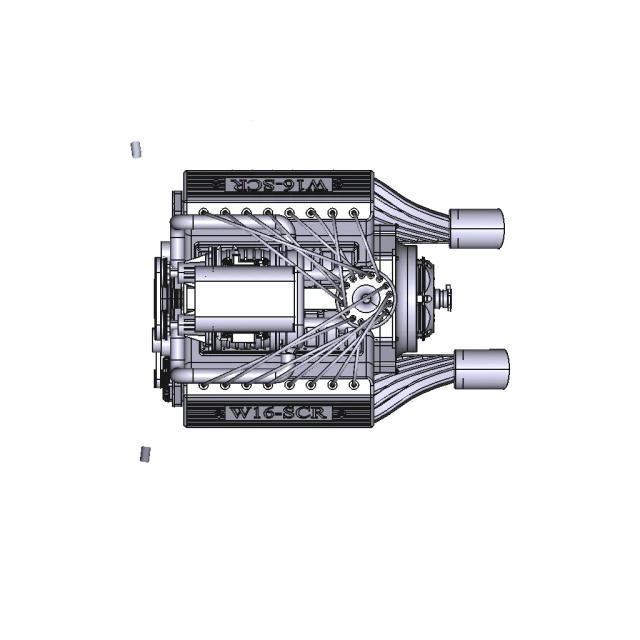 W16 Engine — Variant 02