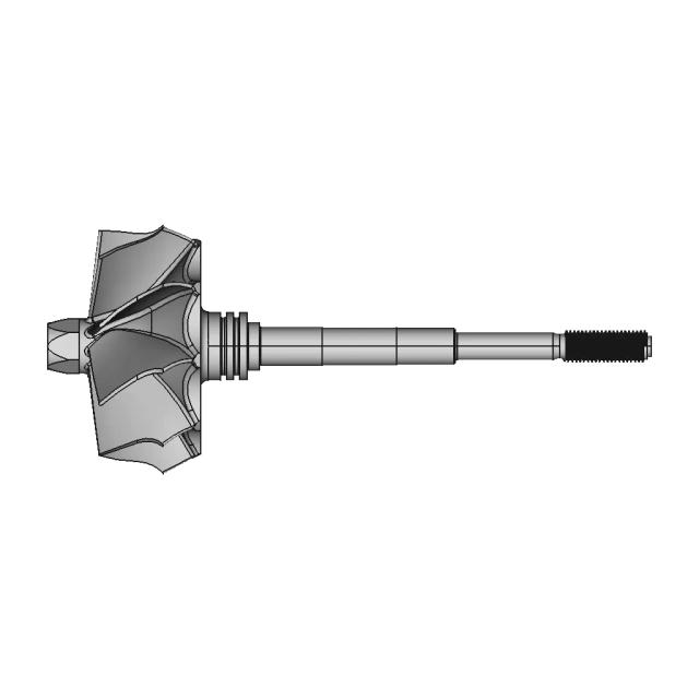 Turbocharger Turbine Axis 2