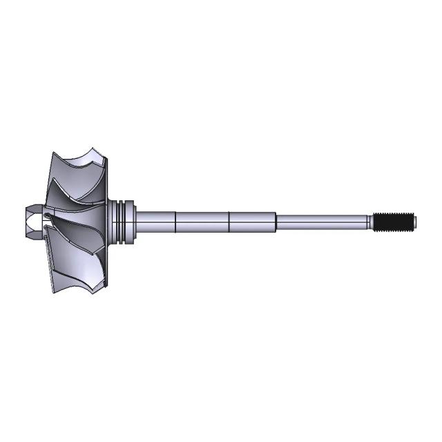 Turbocharger Turbine Axis